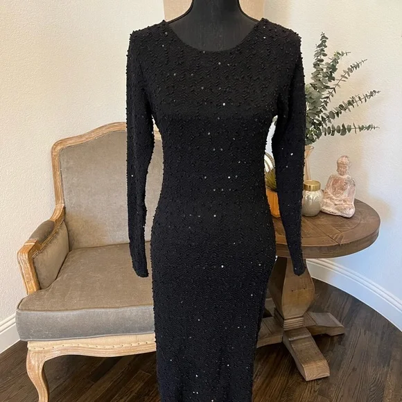 sachin and babi light blue dress Dark Green Three Quarter Sleeves Lace Bridesmaid Dress main image 0